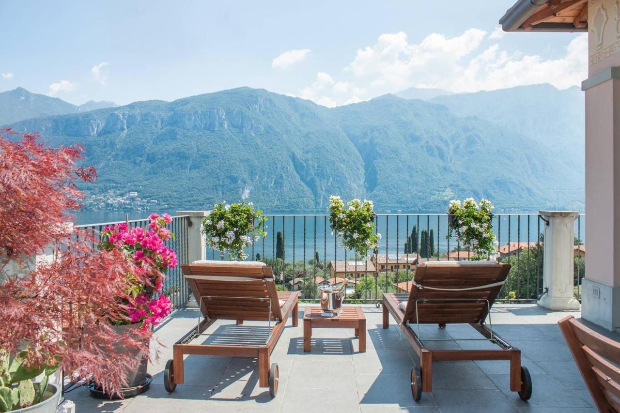 Miralago Apartments Villa Rosa Terrazza Белладжо Экстерьер фото